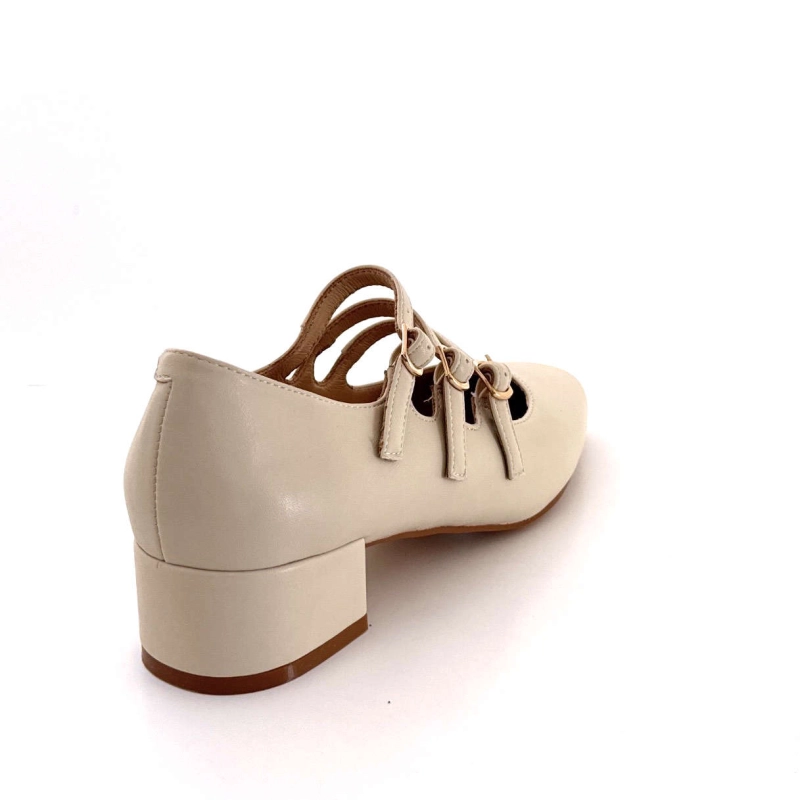 Ivoire 2536 Cuir Off White 2536-01 - OFF WHITE Printemps Eté 2025