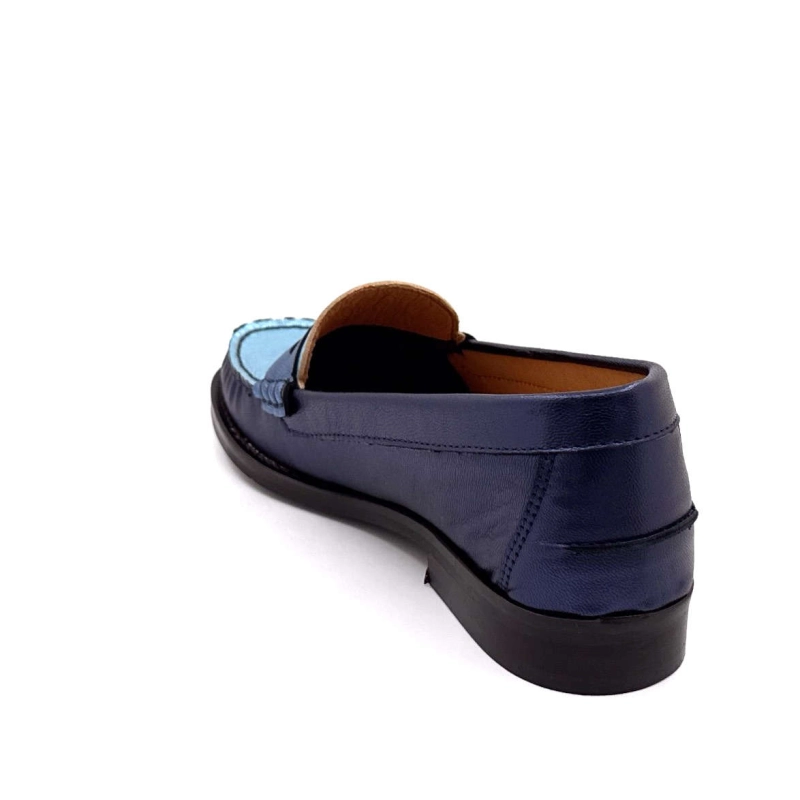 Ivoire 13373 Cuir Bleu Métallique 13373 - GALAXY MATE - 8515 / 831 Printemps Eté 2025