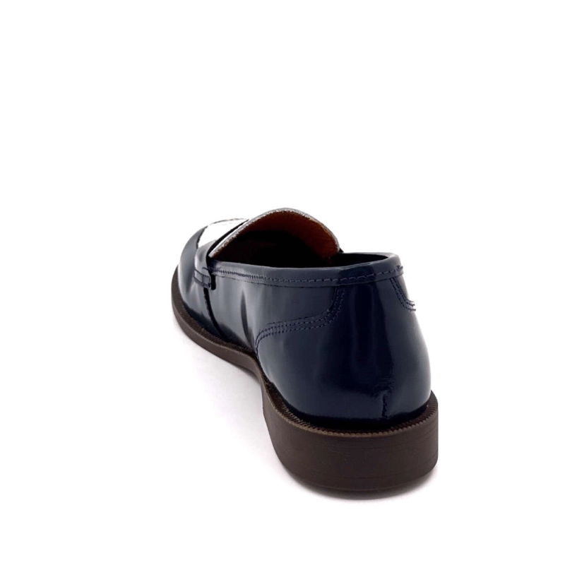 Ivoire 13343 Cuir Glacé Bleu Marine & Blanc 13343 - POLIDO GLACE - 8077 / 84 Printemps Eté 2025