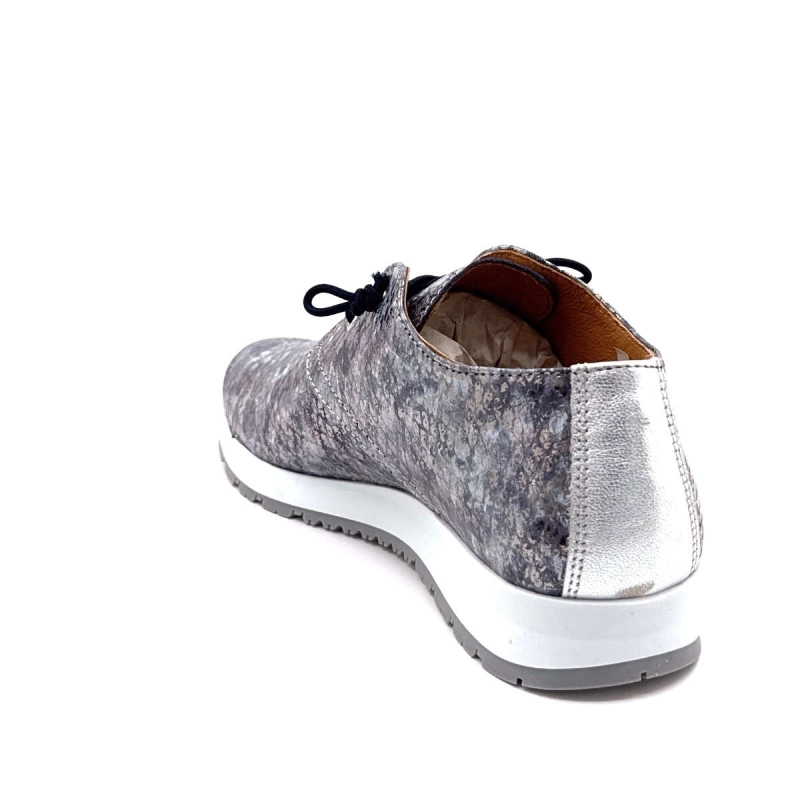 Ivoire 13588 Cuir Reptile Bleu Argent 13588 - ANIL. MALIK/CL - 8527 / Printemps Eté 2025