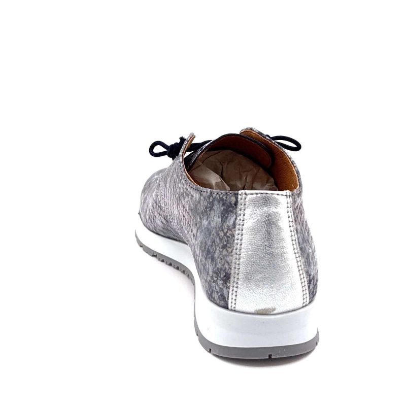 Ivoire 13588 Cuir Reptile Bleu Argent 13588 - ANIL. MALIK/CL - 8527 / Printemps Eté 2025