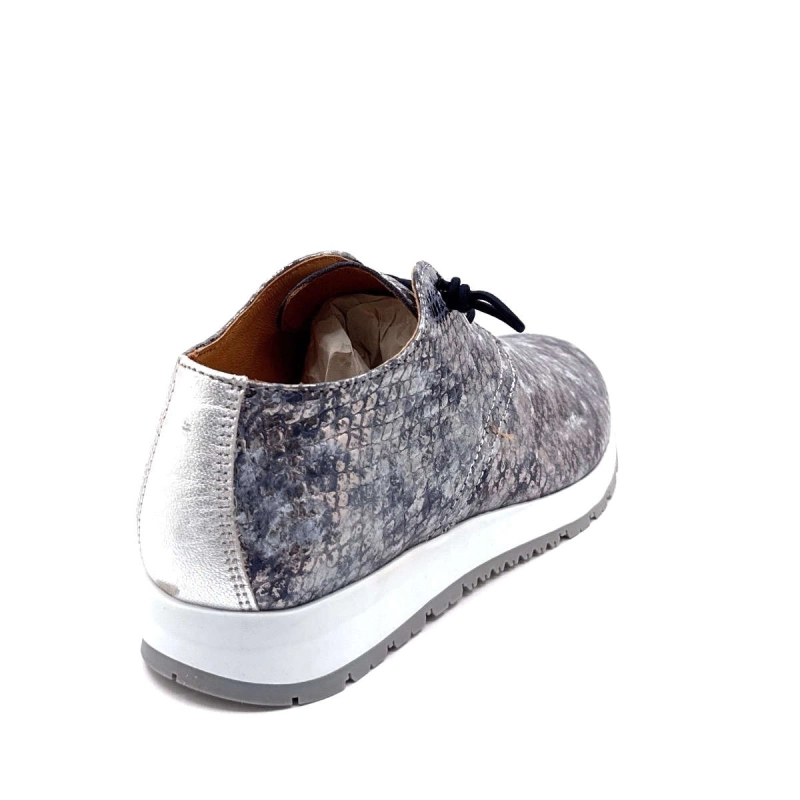 Ivoire 13588 Cuir Reptile Bleu Argent 13588 - ANIL. MALIK/CL - 8527 / Printemps Eté 2025