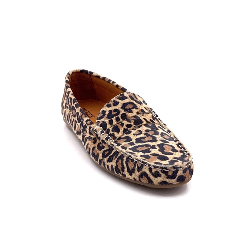 Ivoire 10322 Daim Velour Cuir Léo 10322 VELOUR - LEOPARDO - 4288 B Printemps Eté 2025
