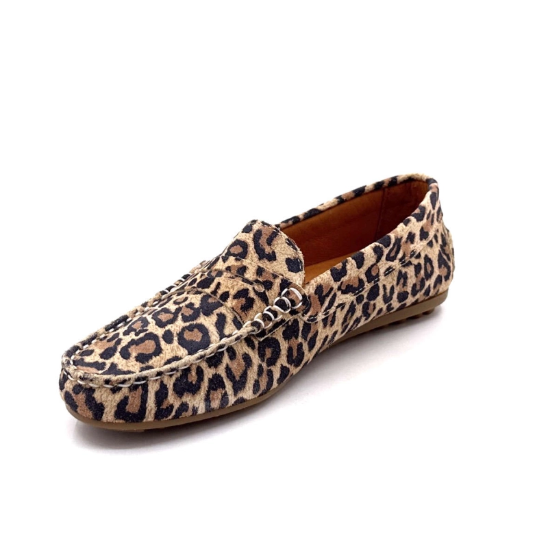 Ivoire 10322 Daim Velour Cuir Léo 10322 VELOUR - LEOPARDO - 4288 B Printemps Eté 2025