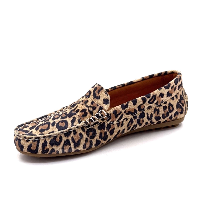 Ivoire 10322 Daim Velour Cuir Léo 10322 VELOUR - LEOPARDO - 4288 B Printemps Eté 2025