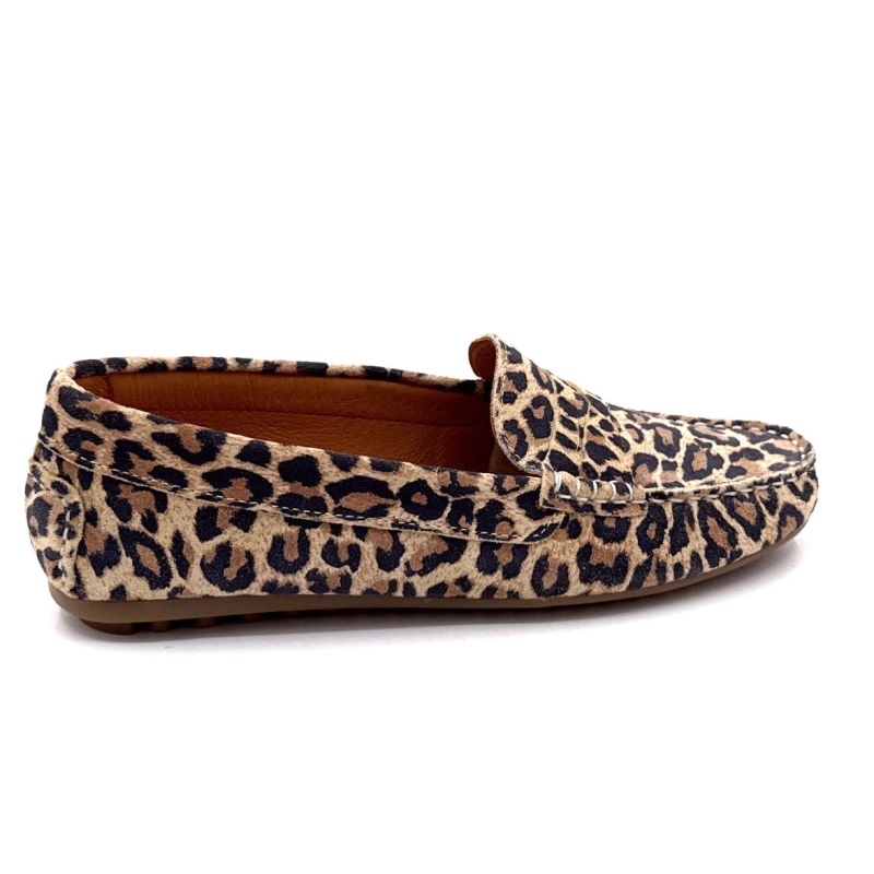 Ivoire 10322 Daim Velour Cuir Léo 10322 VELOUR - LEOPARDO - 4288 B Printemps Eté 2025