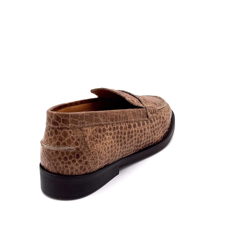 Ivoire 12824 Cuir Coco Marron 12824 - VITELO BABY CROCO - 8547 Printemps Eté 2025