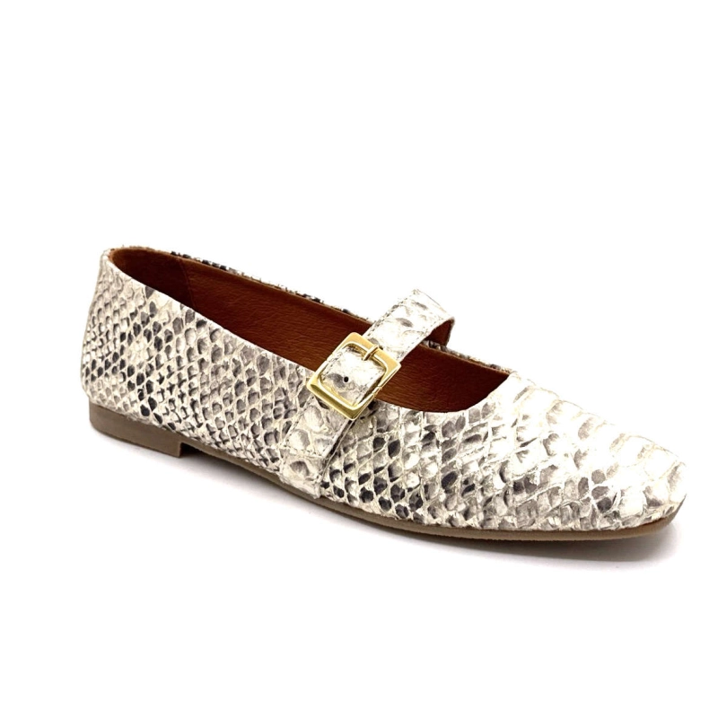 Ivoire 12482 Cuir Pyt Platina 12482 - ANILINA ANACONDA - 8546 Printemps Eté 2025