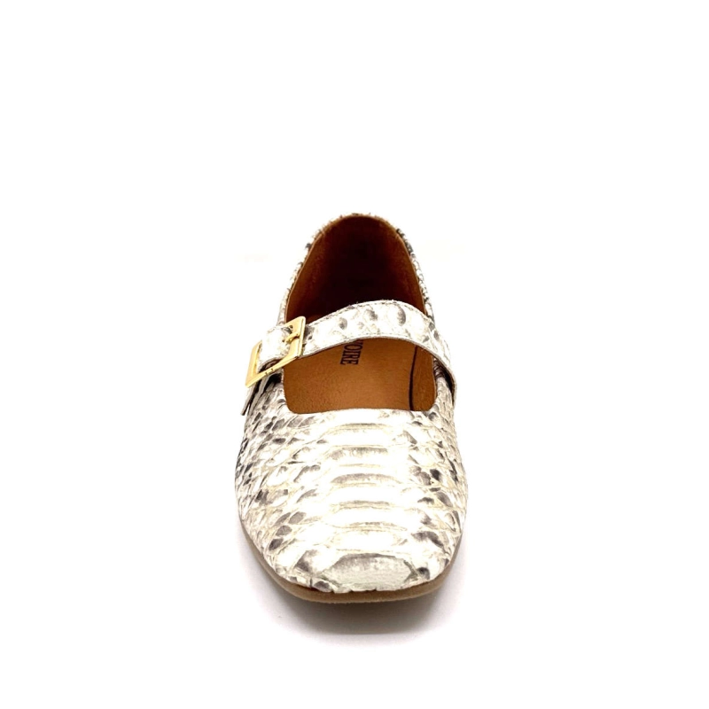 Ivoire 12482 Cuir Pyt Platina 12482 - ANILINA ANACONDA - 8546 Printemps Eté 2025