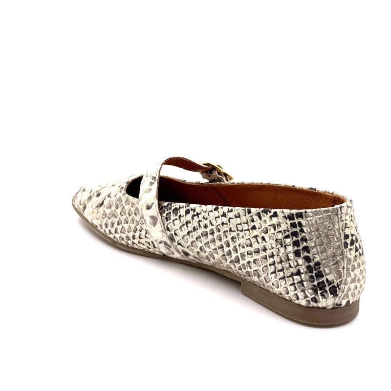 Ivoire 12482 Cuir Pyt Platina 12482 - ANILINA ANACONDA - 8546 Printemps Eté 2025