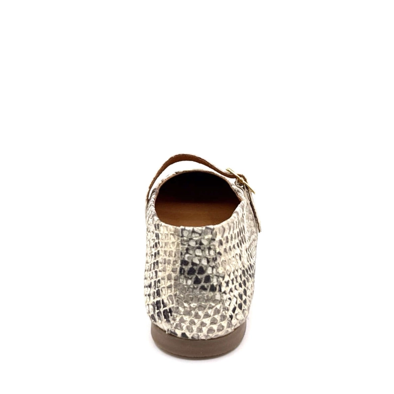 Ivoire 12482 Cuir Pyt Platina 12482 - ANILINA ANACONDA - 8546 Printemps Eté 2025