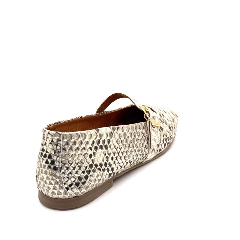 Ivoire 12482 Cuir Pyt Platina 12482 - ANILINA ANACONDA - 8546 Printemps Eté 2025