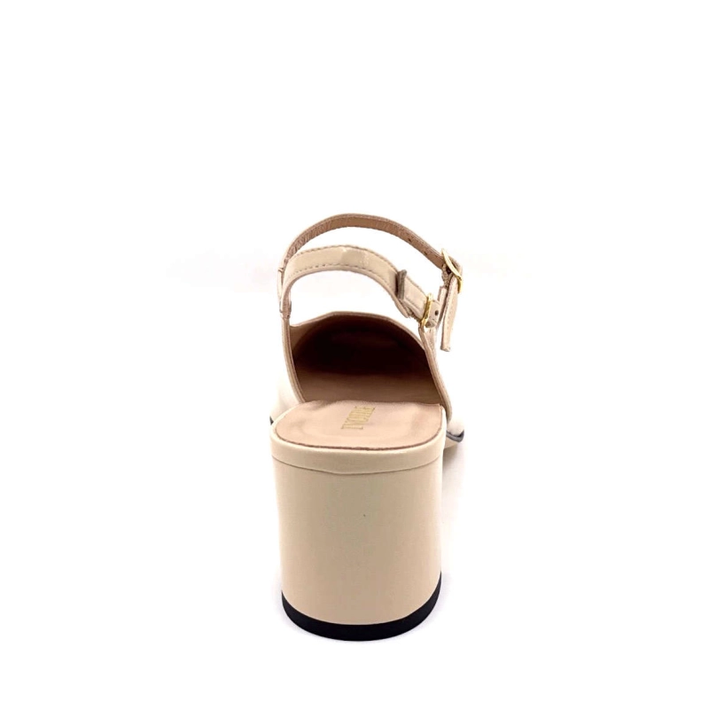 Ivoire B3508 Cuir Brillant Beige & Noir B3508 - HARRODS SABBIA + - HARRO Printemps Eté 2025
