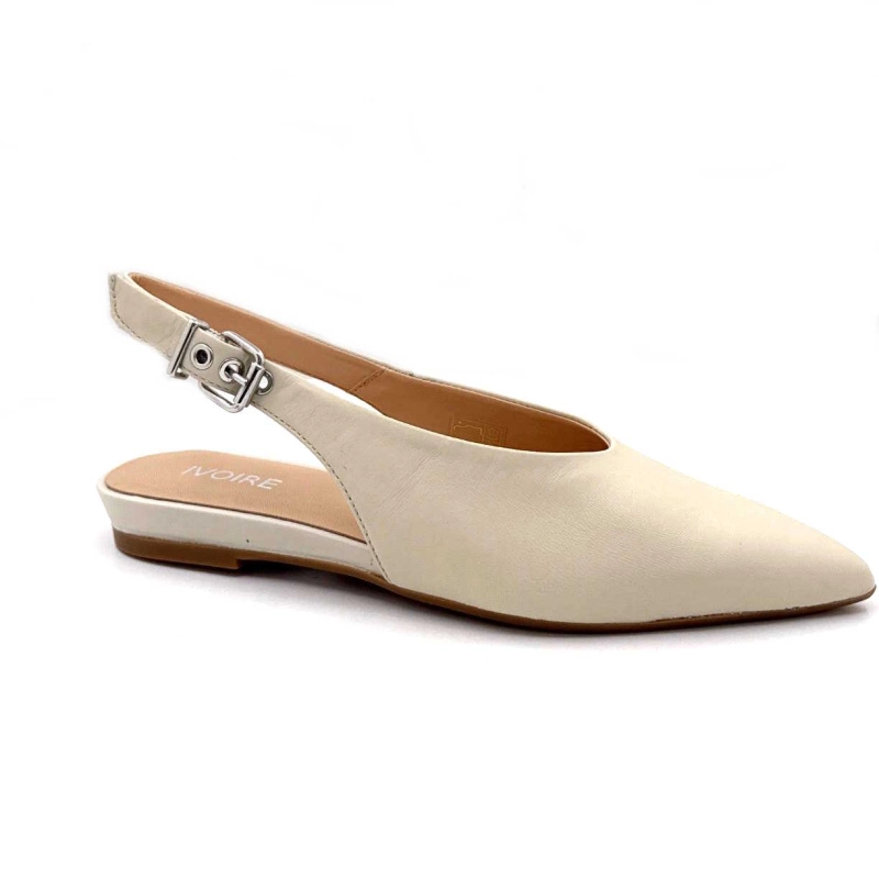 Ivoire 55138 Cuir Blanc Cassé 55138 - NAPPA - SAND Printemps Eté 2025