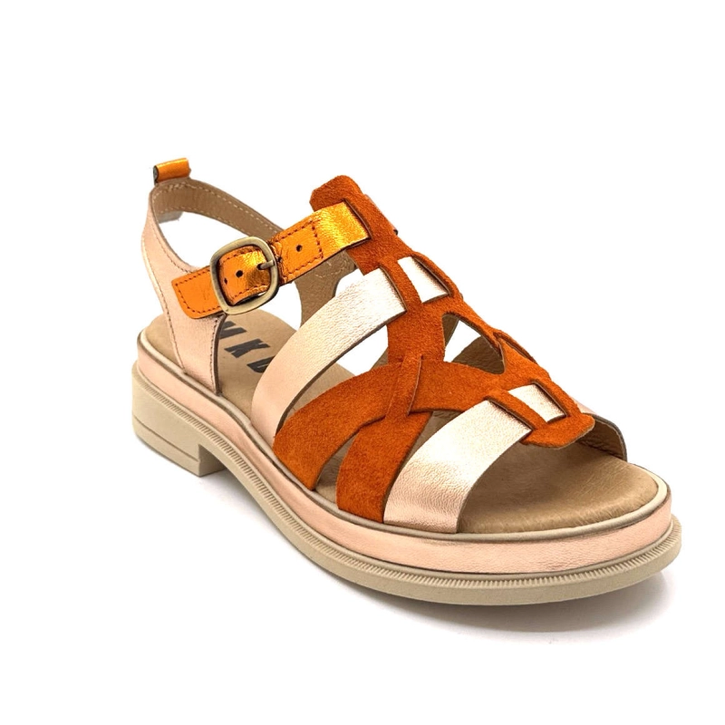 MKD Daho Cuir Orange DAHO - COMBI 3 - ORANGE Printemps Eté 2025