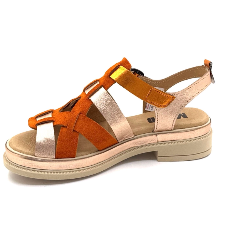 MKD Daho Cuir Orange DAHO - COMBI 3 - ORANGE Printemps Eté 2025