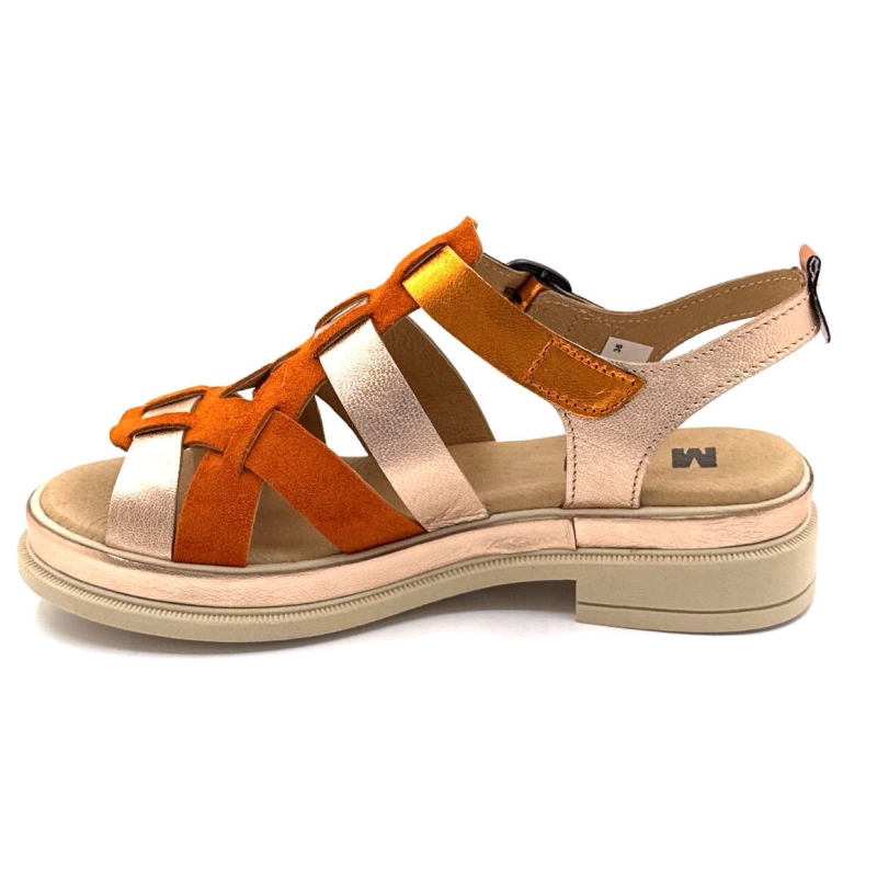 MKD Daho Cuir Orange DAHO - COMBI 3 - ORANGE Printemps Eté 2025