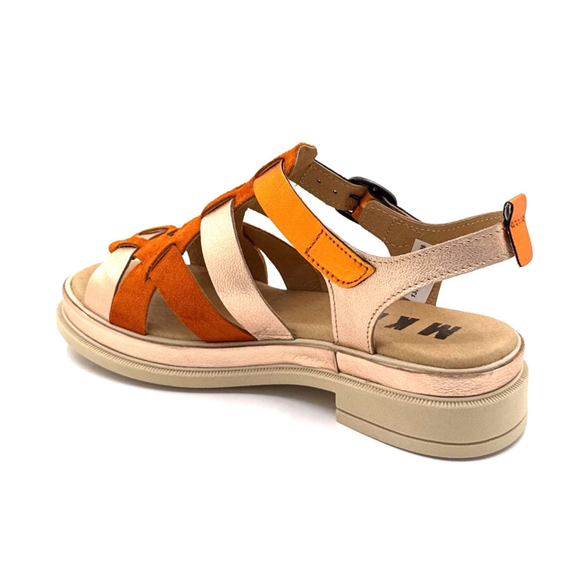 MKD Daho Cuir Orange DAHO - COMBI 3 - ORANGE Printemps Eté 2025
