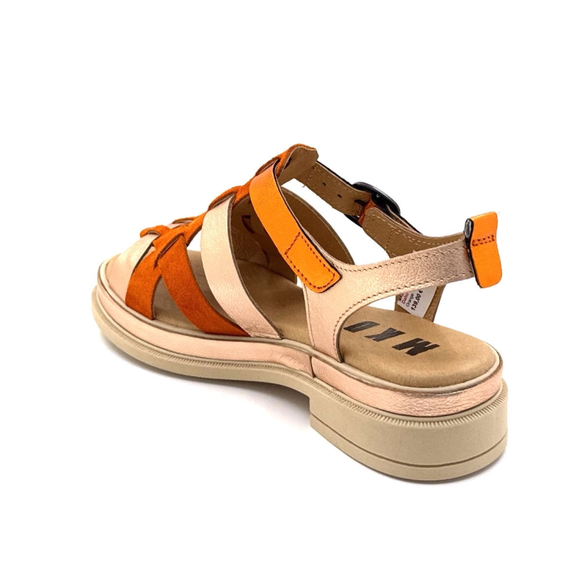 MKD Daho Cuir Orange DAHO - COMBI 3 - ORANGE Printemps Eté 2025