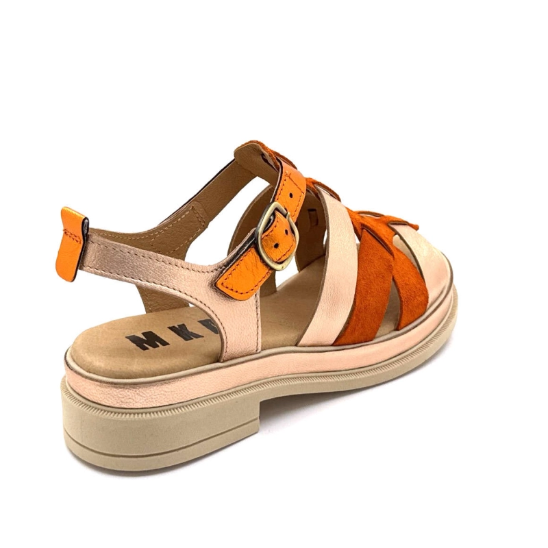 MKD Daho Cuir Orange DAHO - COMBI 3 - ORANGE Printemps Eté 2025