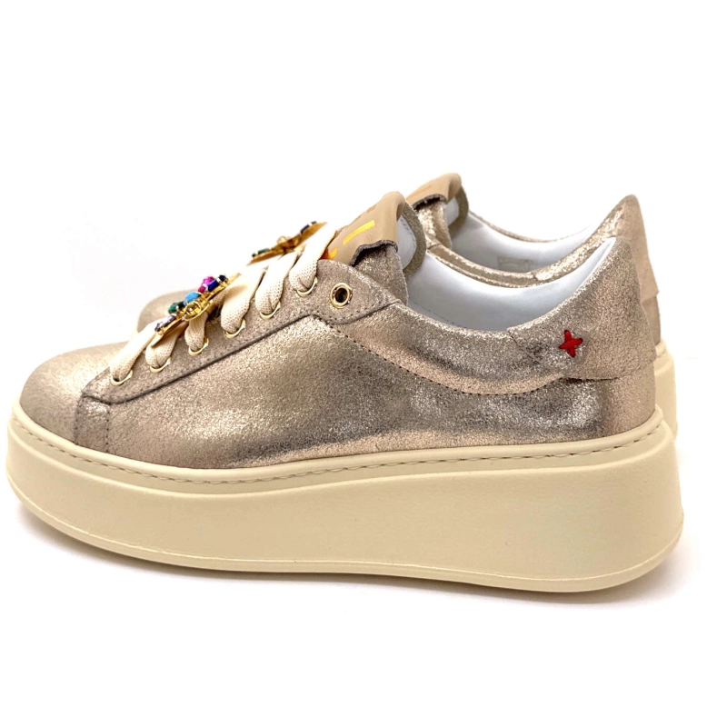 Gio+ Pia315b Cuir Or Bijoux Fleur PIA315B - COMBI - PLATINO FIORE Printemps Eté 2025