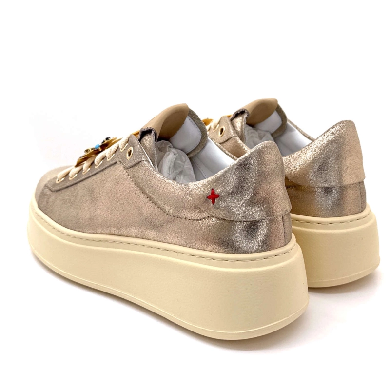 Gio+ Pia315b Cuir Or Bijoux Fleur PIA315B - COMBI - PLATINO FIORE Printemps Eté 2025