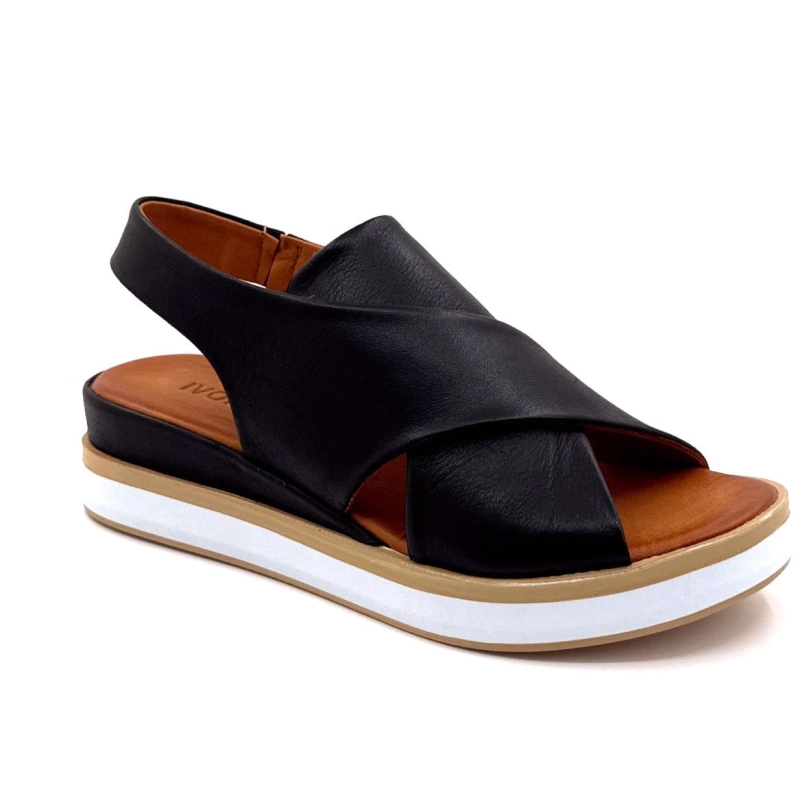 Ivoire 108588 Cuir Noir 108588 / - NOIR Printemps Eté 2025