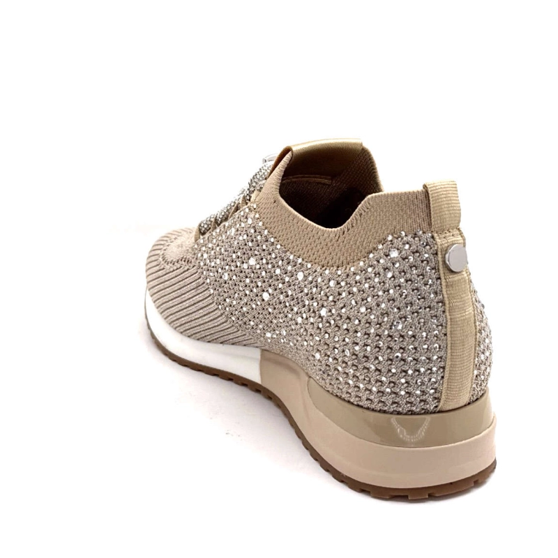 Ivoire 2400409 Textile Beige Strass 2400409- - 4522 - BEIGE / SILVER Printemps Eté 2025