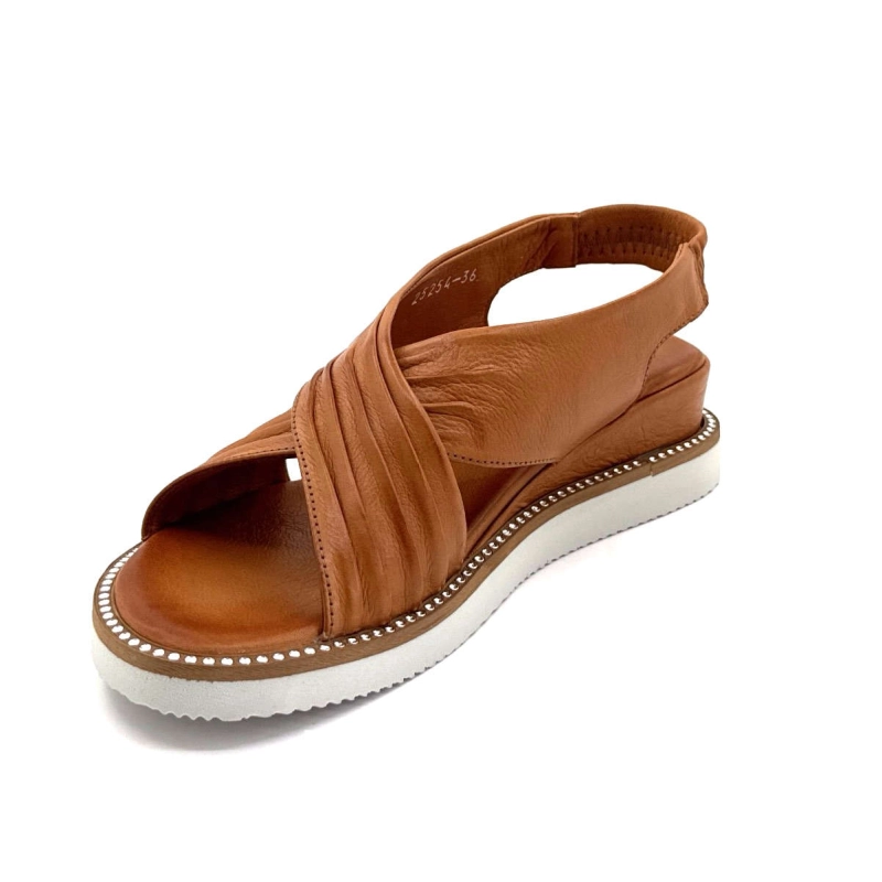 Ivoire 25254 Cuir Camel 25254 - TABAC Printemps Eté 2025