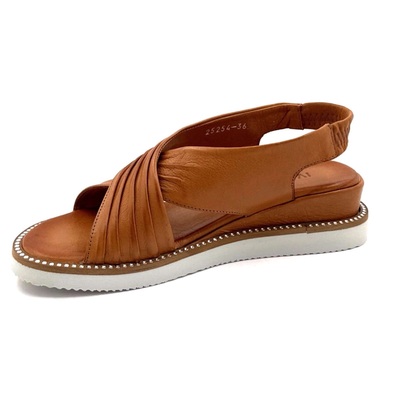 Ivoire 25254 Cuir Camel 25254 - TABAC Printemps Eté 2025