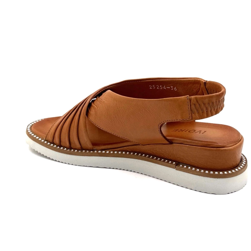 Ivoire 25254 Cuir Camel 25254 - TABAC Printemps Eté 2025
