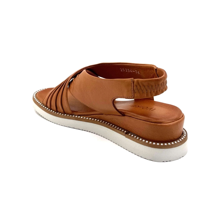 Ivoire 25254 Cuir Camel 25254 - TABAC Printemps Eté 2025