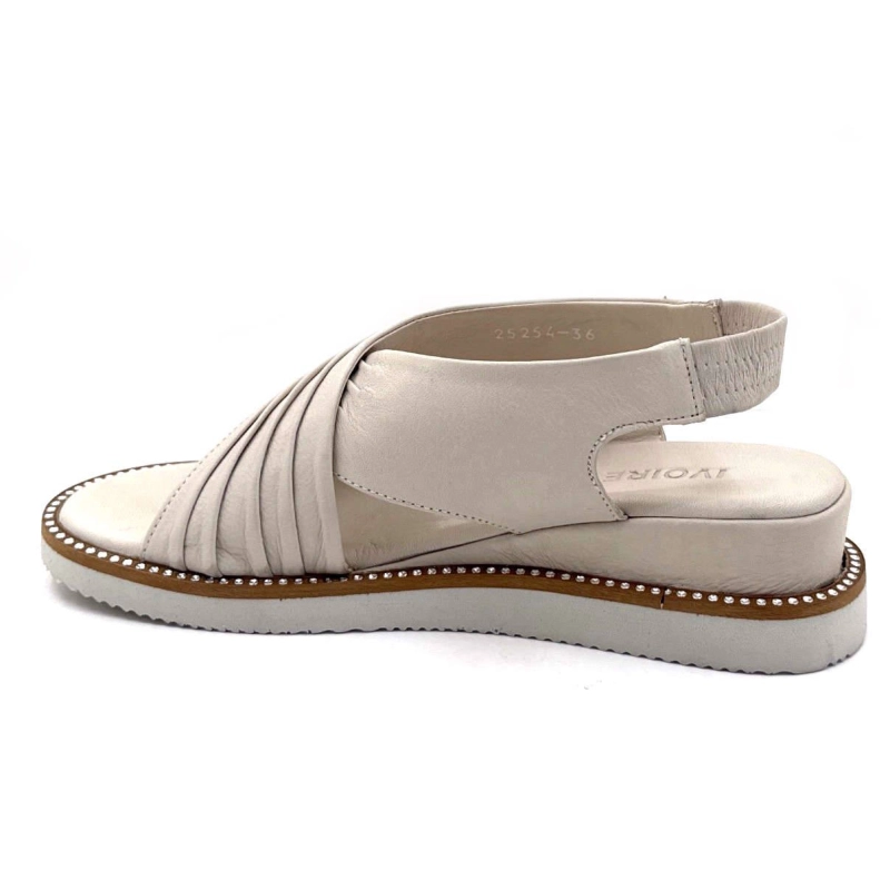 Ivoire 25254 Cuir Off White 25254 - OFF WHITE Printemps Eté 2025