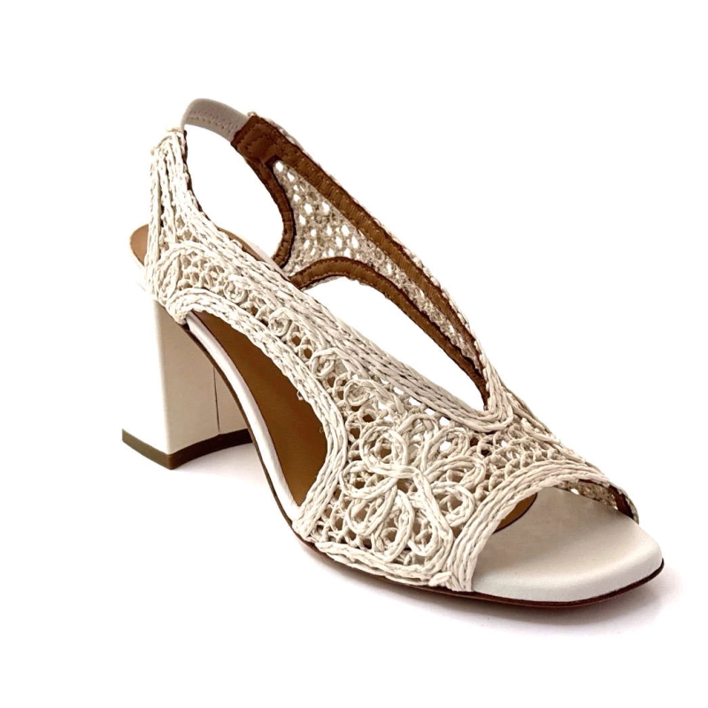 Ivoire 2268 Ruby Raffia Crème 2268 RUBY - PASS OFF WHITE - SOF Printemps Eté 2025