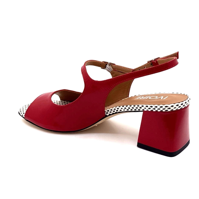 Ivoire 3009 Romy Cuir Vernis Rouge 3009 ROMY - VERLUX FUOCO - ASPID Printemps Eté 2025