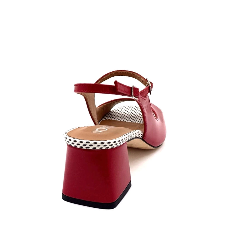 Ivoire 3009 Romy Cuir Vernis Rouge 3009 ROMY - VERLUX FUOCO - ASPID Printemps Eté 2025