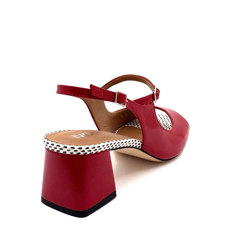 Ivoire 3009 Romy Cuir Vernis Rouge 3009 ROMY - VERLUX FUOCO - ASPID Printemps Eté 2025