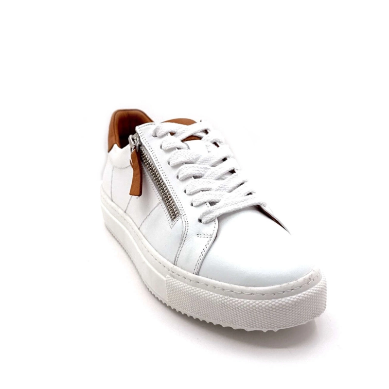 Ivoire 109317 Cuir Blanc Marron 109317 - M.WHITE Printemps Eté 2025