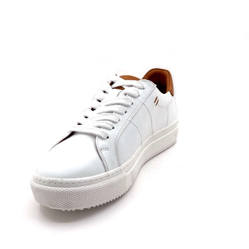 Ivoire 109317 Cuir Blanc Marron 109317 - M.WHITE Printemps Eté 2025
