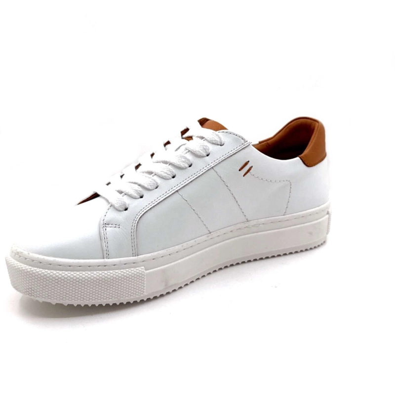 Ivoire 109317 Cuir Blanc Marron 109317 - M.WHITE Printemps Eté 2025