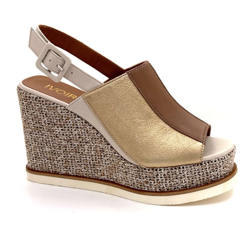 Ivoire 3032 Cuir Doré Marron Crème 3032 VALEX XLG - SOFTY MILKA - W Printemps Eté 2025