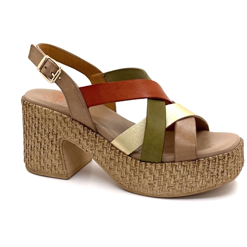 Porronet 7073 Cuir Taupe Or 7073 - TAUPE ORO Printemps Eté 2025