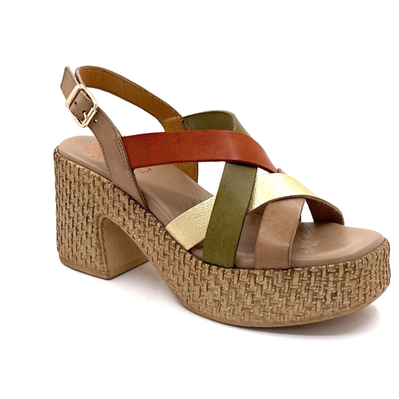 Porronet 7073 Cuir Taupe Or 7073 - TAUPE ORO Printemps Eté 2025