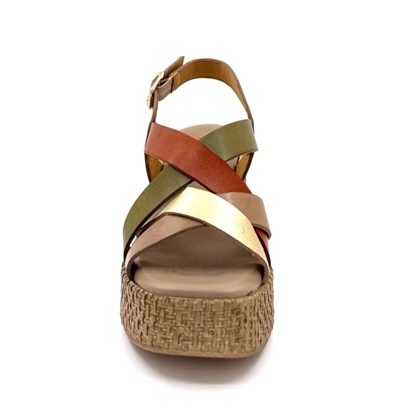 Porronet 7073 Cuir Taupe Or 7073 - TAUPE ORO Printemps Eté 2025