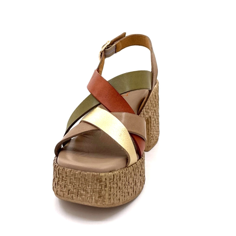 Porronet 7073 Cuir Taupe Or 7073 - TAUPE ORO Printemps Eté 2025