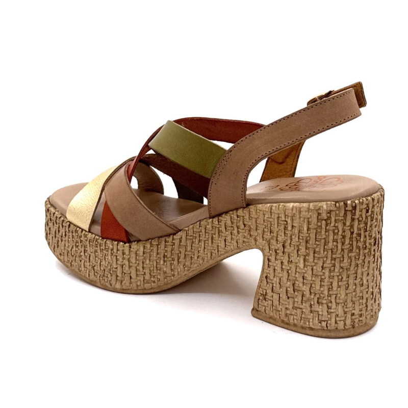 Porronet 7073 Cuir Taupe Or 7073 - TAUPE ORO Printemps Eté 2025