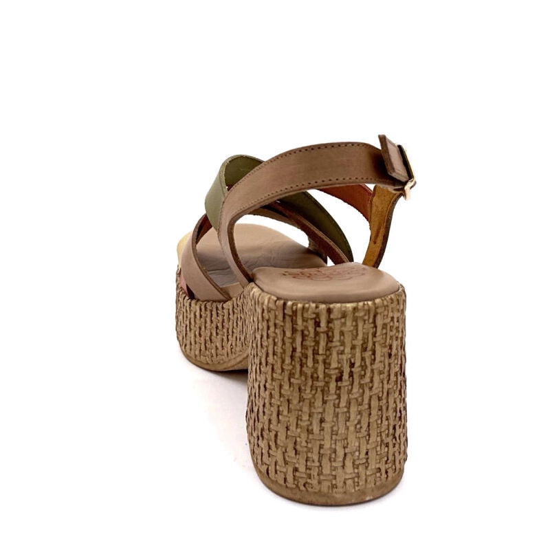 Porronet 7073 Cuir Taupe Or 7073 - TAUPE ORO Printemps Eté 2025