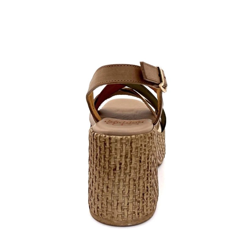 Porronet 7073 Cuir Taupe Or 7073 - TAUPE ORO Printemps Eté 2025