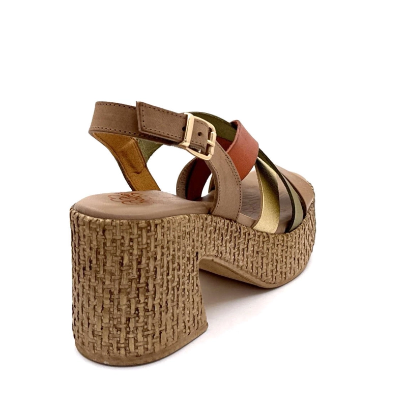 Porronet 7073 Cuir Taupe Or 7073 - TAUPE ORO Printemps Eté 2025