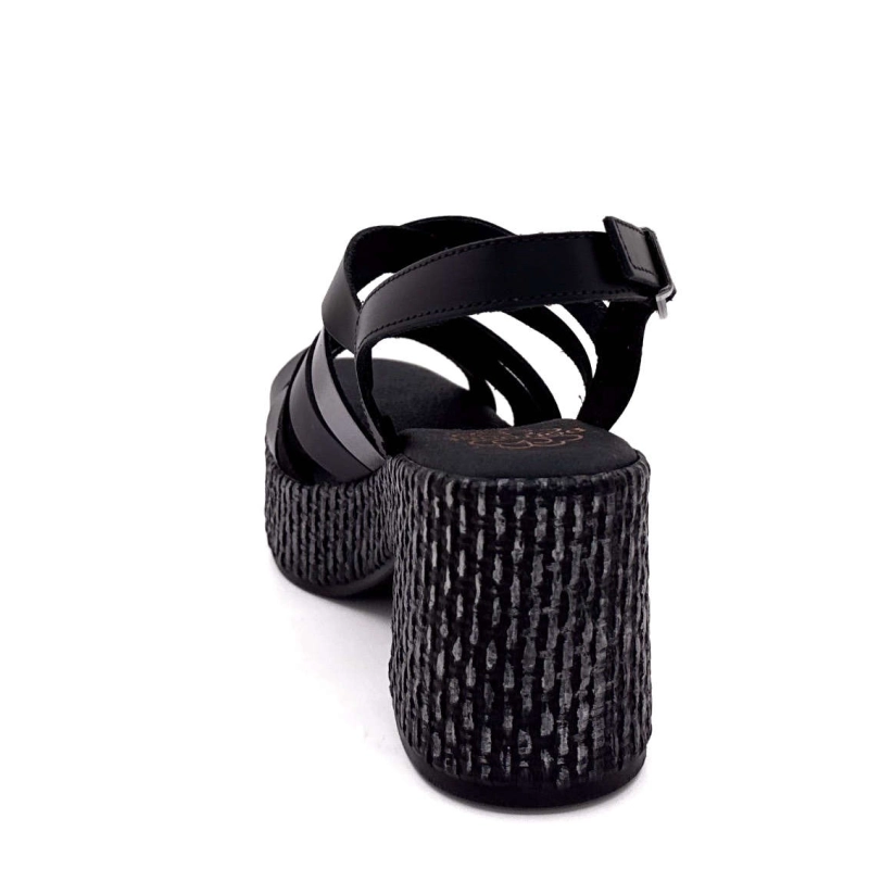 Porronet 7072 Cuir Noir 7072 - NEGRO PLOMBO Printemps Eté 2025